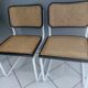 Paire de chaises Cesca B32 par Marcel Breuer 1986