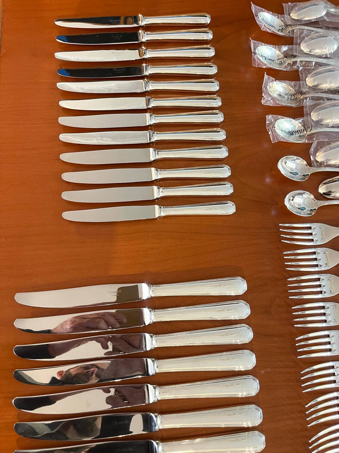 Christofle America, 60-piece cutlery set, very good condition