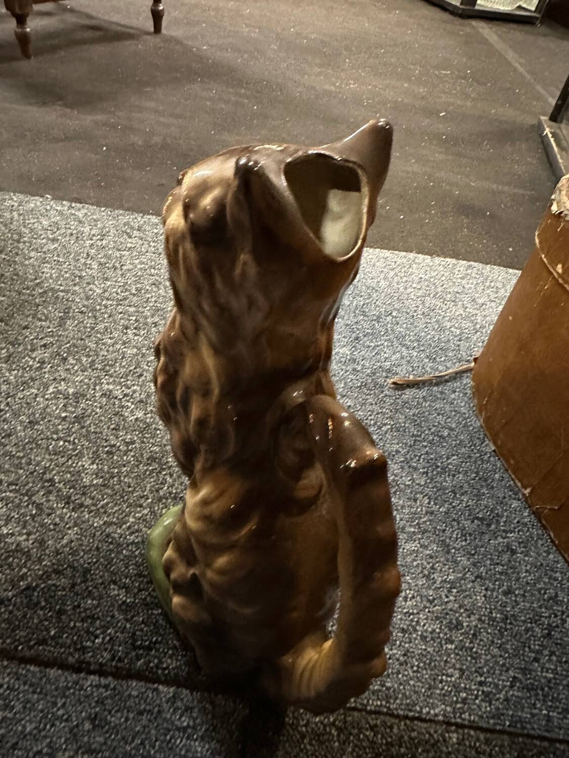 Cat Barbotine Pitcher