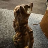 Cat Barbotine Pitcher