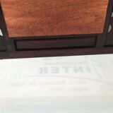 Vintage shuttered Indonesian mirror