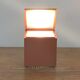 Cini & nils lamp – iconic opi milano design - model: cuboluce red