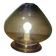 Rare 1960s Murano Smoked Glass Table Lamp Vintage Mushroom