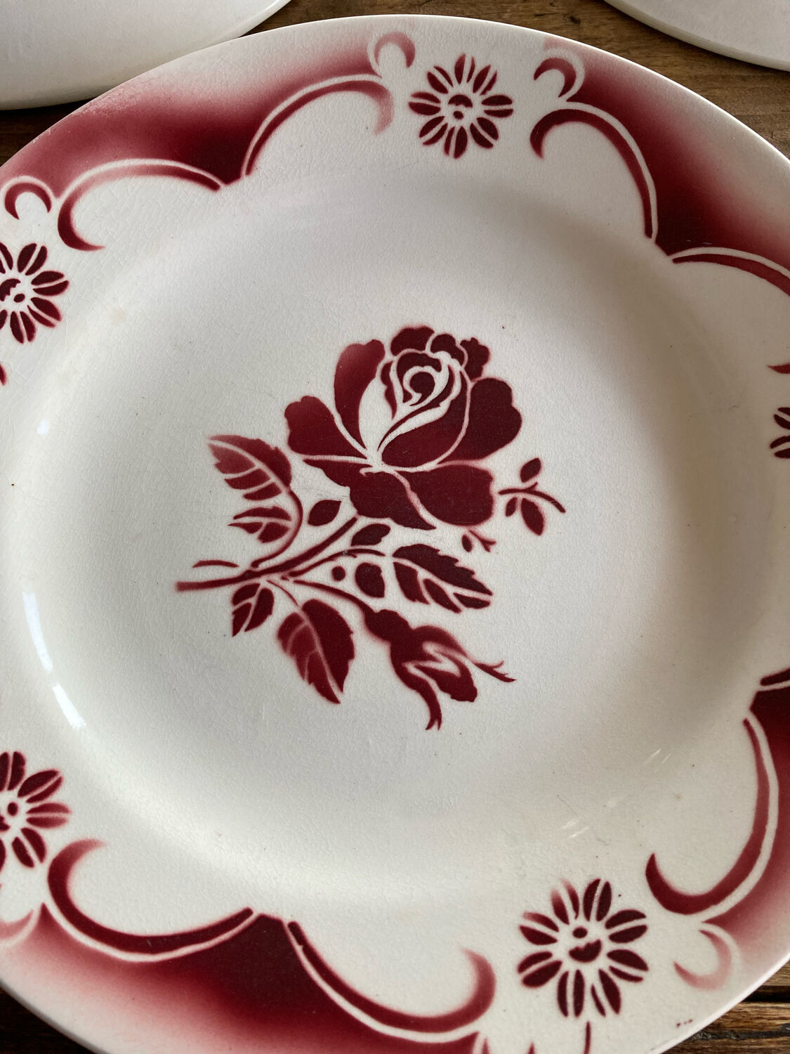 Pink plates iron earth amandinoise