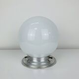 Art Deco opaline ball wall light, ceiling light