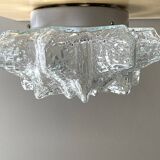 Portuguese snowflake glass flush mounted lamp
