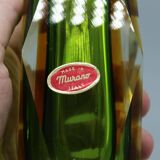 Vintage sommerso vase murano glass flavio polished seguso italy 1970