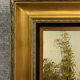 Barbizon School: oil on canvas by Louis ANDREY / the path to the edge of the wood