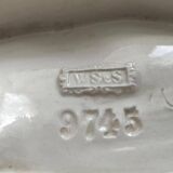 Polychrome slip wall plaque signed WS&S Rouen