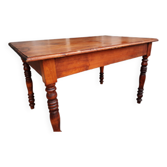 wooden farm table