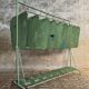 Porte-manteau industriel, porte-robe XXL vert
