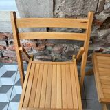 Pair of folding chairs from the 1980s