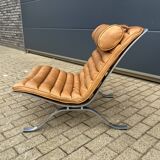 Arne norell ari lounge chair, camel cognac leather nieuwstaat!
