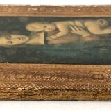 Italian icon in gilded wood