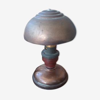 Lampe de chevet  cuivre et bois