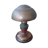 Bedside lamp copper and wood