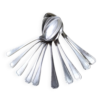 10 Alfenide silver-plated teaspoons Tosca model