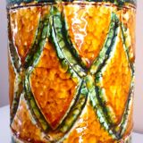 Roller vase, glazed ceramic, Italy, design from the 60s/70s