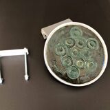 Ceramic and aluminum door handle, France 1970