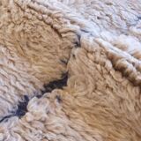 Small Beige Beni Ourain Rug - 130 x 94 cm