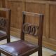 Ensemble de 6 chaises en chêne 1950’s
