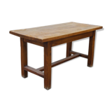 Brutalist table in solid wood