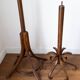 Baumann swivel parrot coat rack, dark wood.
