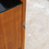 Table de chevet du milieu du siècle entièrement rénovée par Mojmír Požár, années 1960, Tchécoslovaquie