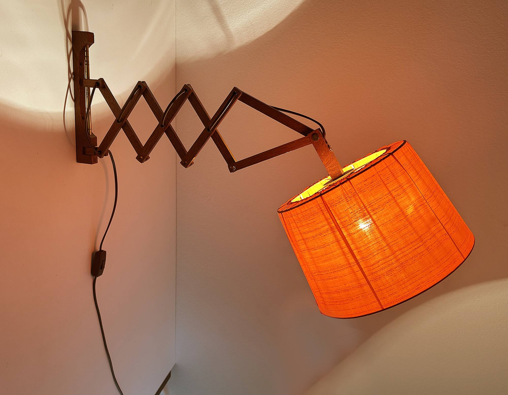 Vintage Scandinavian  Wall Lamp