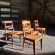 Set of 5 chairs 1950