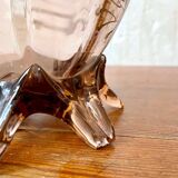 Pair of Art Nouveau crystal vases by Auguste Jean