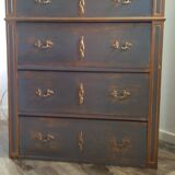 Commode patinée style Louis XV