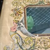 Antique wooden mirror