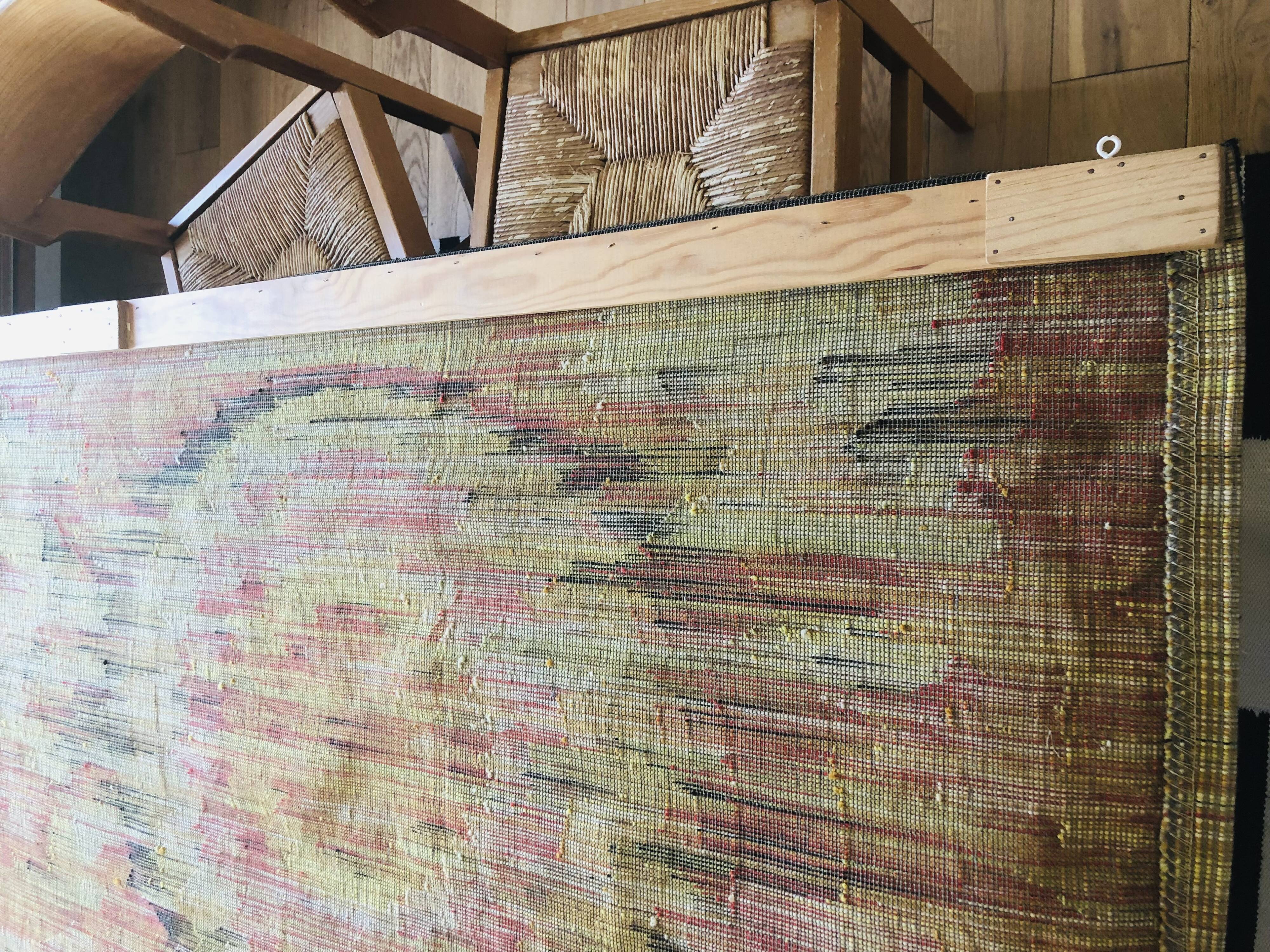 Aubusson tapestry "Aurore" by Jean Claude Bissery