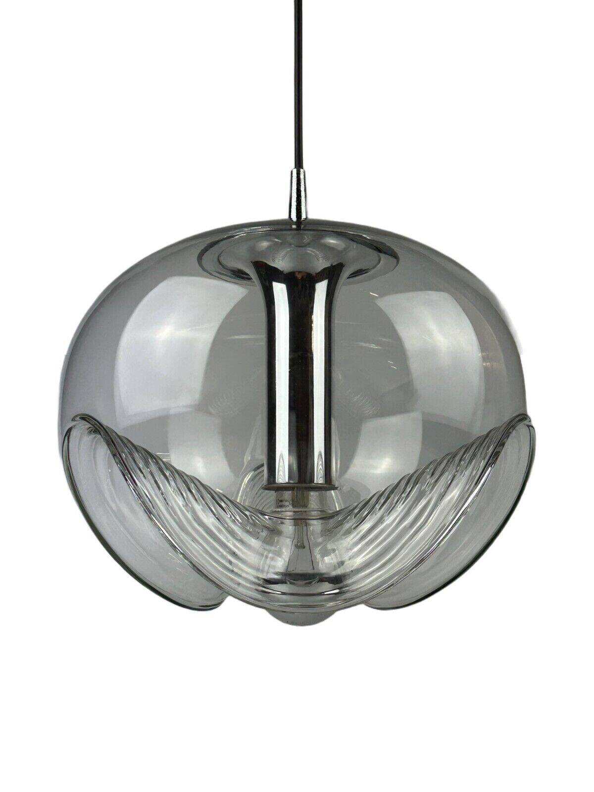 60s 70s ceiling lamp hanging lamp Peill & Putzler "Wave" Koch & Lowy Design