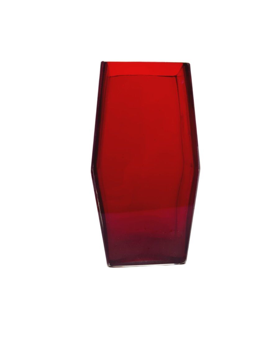 Art Deco glass vase by Joseph Hoffmann from Moser, Czechoslovakia, 1930s