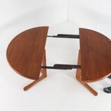 McIntosh round extendable dining table 2x 'Crieff' - mid-century modern style