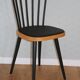 4 Baumann 740G chairs light beech black skai