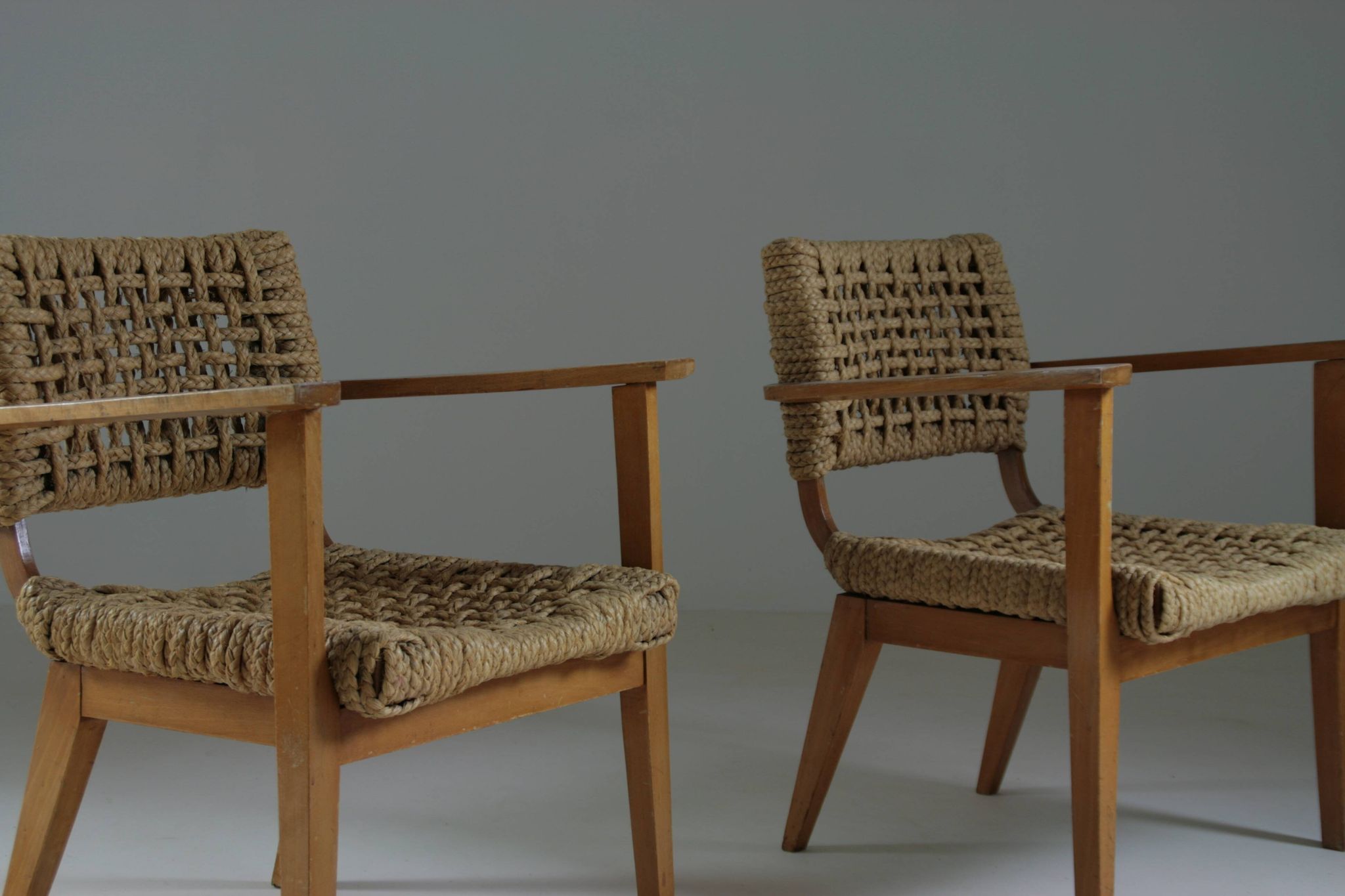 Pair of bridge armchairs Vibo, 1950s France