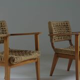 Pair of bridge armchairs Vibo, 1950s France
