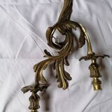 Wall light bronze style Louis XV
