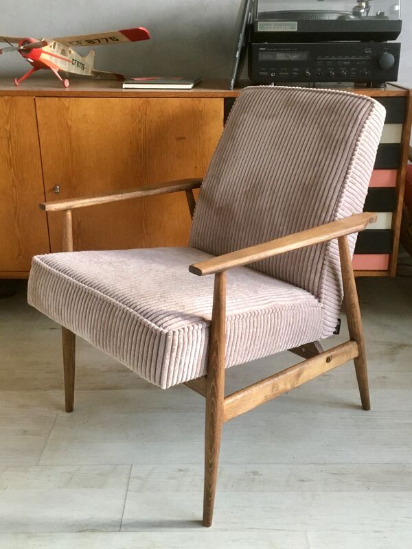 Fauteuil original vintage poli 300-190