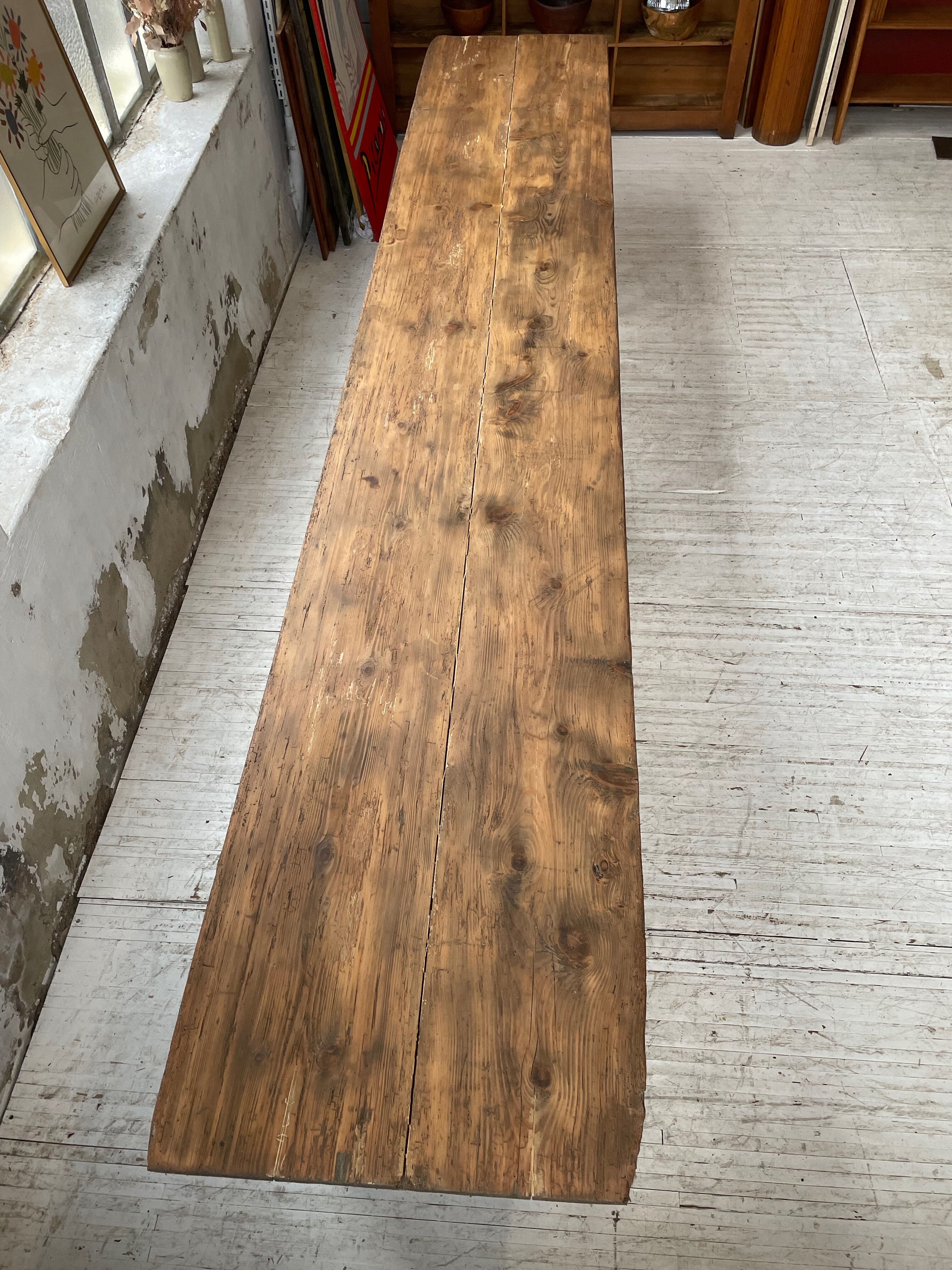 Guinguette table XXL 4m trestles