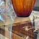 Amber vase 1970