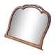 Bevelled chimney mirror