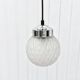 Art deco globe pendant light