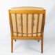 Fauteuil en bois foncé design danois, années 1960
