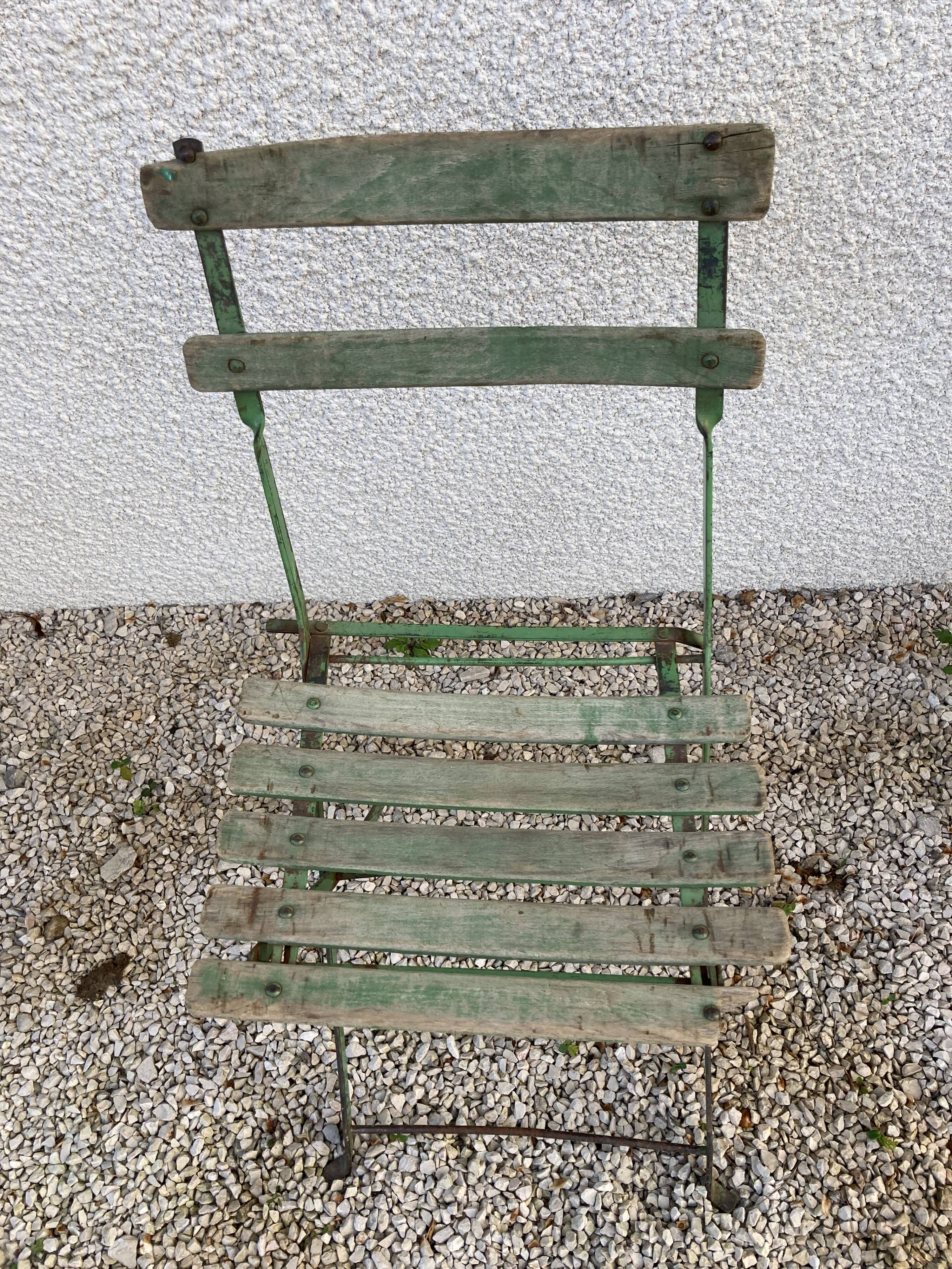 9 folding garden chairs