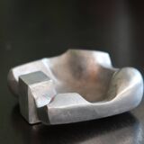 Modernist aluminum ashtray, 50s