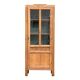 Parisian glass cabinet art deco raw wood